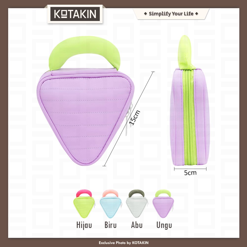 Pouch Kosmetik Lucu Warna Pastel
